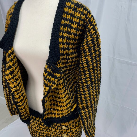 Womens hand crocheted jacket and skirt houndstooth stich handmade Clueless inspi - Picture 6 of 10